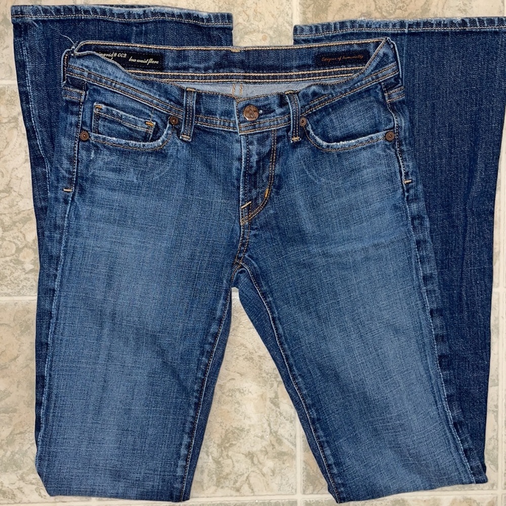Citizens of humanity low waist flare jeans